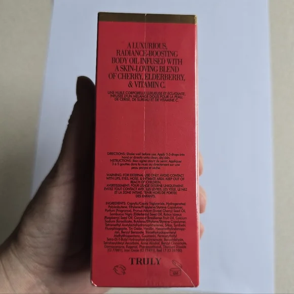 π Truly Cherry Baby Luxury Body Oil - Picture 11 of 14